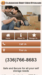 Mobile Screenshot of clemmonsstorage.com